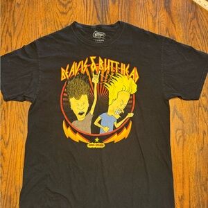 MTV Beavis & Butt-Head Graphic Black Tee